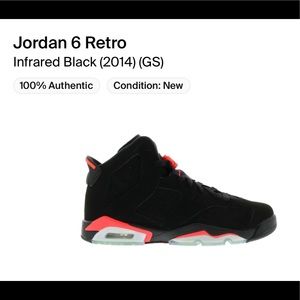 Jordan 6 retro size 5(gs)